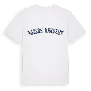 Bezirk Bregenz college t-shirt – ekologisk bomull t-shirt från Pinshirt