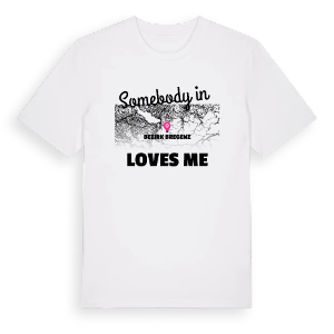 Någon i Bezirk Bregenz älskar mig t-shirt – ekologisk bomull t-shirt från Pinshirt