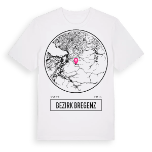 Bezirk Bregenz t-shirt – ekologisk bomull t-shirt från Pinshirt