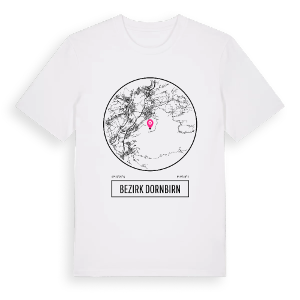Bezirk Dornbirn t-shirt – ekologisk bomull t-shirt från Pinshirt