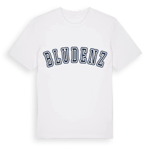 Bludenz college t-shirt – ekologisk bomull t-shirt från Pinshirt