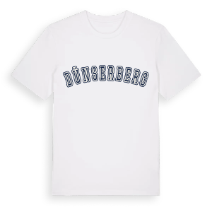 Dünserberg college t-shirt – ekologisk bomull t-shirt från Pinshirt