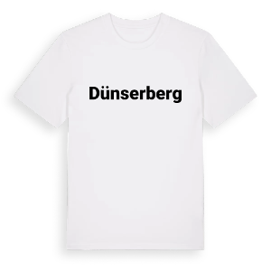 Dünserberg fetstil t-shirt – ekologisk bomull t-shirt från Pinshirt