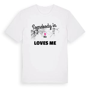 Någon i Egg älskar mig t-shirt – ekologisk bomull t-shirt från Pinshirt