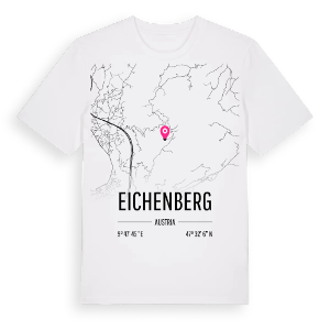 Eichenberg karta t-shirt – ekologisk bomull t-shirt från Pinshirt