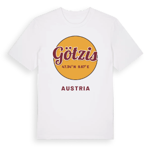 Götzis cirkel t-shirt – ekologisk bomull t-shirt från Pinshirt