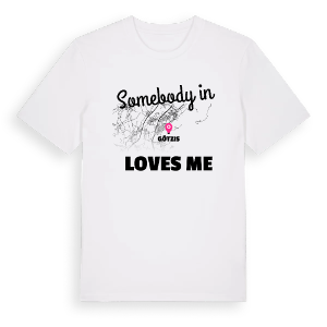 Någon i Götzis älskar mig t-shirt – ekologisk bomull t-shirt från Pinshirt