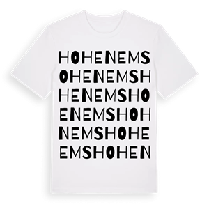 Hohenems ordlek t-shirt – ekologisk bomull t-shirt från Pinshirt