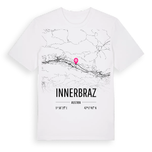Innerbraz karta t-shirt – ekologisk bomull t-shirt från Pinshirt