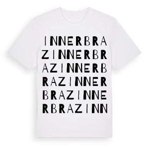 Innerbraz ordlek t-shirt – ekologisk bomull t-shirt från Pinshirt