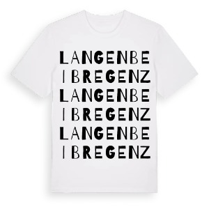 Langen bei Bregenz ordlek t-shirt – ekologisk bomull t-shirt från Pinshirt