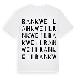 Rankweil ordlek t-shirt – ekologisk bomull t-shirt från Pinshirt