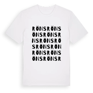 Röns ordlek t-shirt – ekologisk bomull t-shirt från Pinshirt