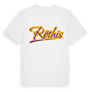 Röthis baseball t-shirt – ekologisk bomull t-shirt från Pinshirt