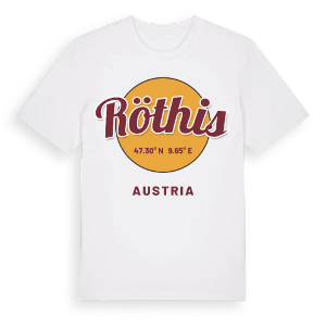 Röthis cirkel t-shirt – ekologisk bomull t-shirt från Pinshirt