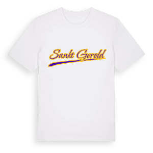 Sankt Gerold baseball t-shirt – ekologisk bomull t-shirt från Pinshirt