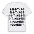 Sonntag ordlek t-shirt