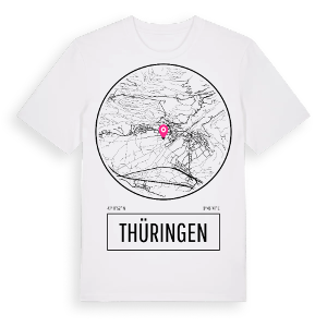 Thüringen t-shirt – ekologisk bomull t-shirt från Pinshirt