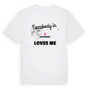 Någon i Viktorsberg älskar mig t-shirt – ekologisk bomull t-shirt från Pinshirt