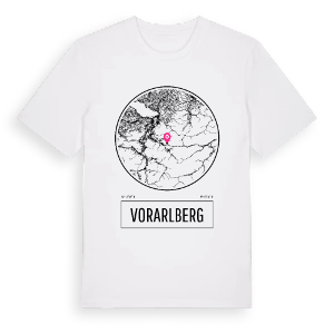 Vorarlberg t-shirt – ekologisk bomull t-shirt från Pinshirt