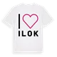 Jag älskar Ilok t-shirt stort tryck