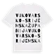 Vukovarsko-srijemska županija ordlek t-shirt