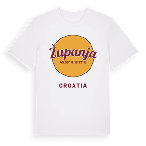 Županja cirkel t-shirt – ekologisk bomull t-shirt från Pinshirt