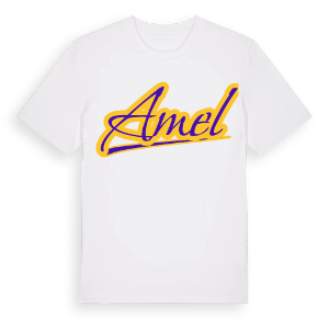Amel baseball t-shirt – ekologisk bomull t-shirt från Pinshirt