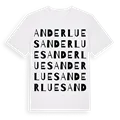 Anderlues ordlek t-shirt
