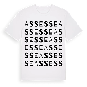 Assesse ordlek t-shirt – ekologisk bomull t-shirt från Pinshirt