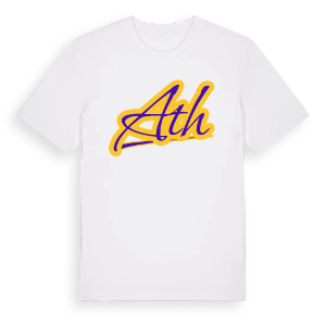 Ath baseball t-shirt – ekologisk bomull t-shirt från Pinshirt