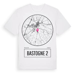 Bastogne 2 t-shirt – ekologisk bomull t-shirt från Pinshirt