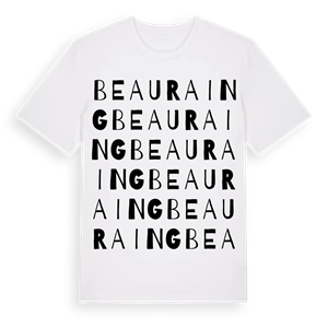 Beauraing ordlek t-shirt – ekologisk bomull t-shirt från Pinshirt