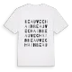Beauvechain ordlek t-shirt