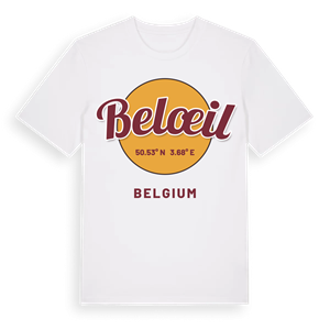 Belœil cirkel t-shirt – ekologisk bomull t-shirt från Pinshirt