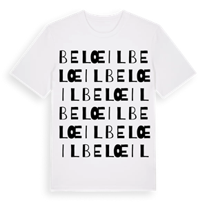 Belœil ordlek t-shirt – ekologisk bomull t-shirt från Pinshirt