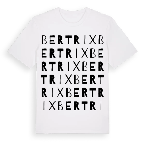 Bertrix ordlek t-shirt – ekologisk bomull t-shirt från Pinshirt