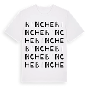 Binche ordlek t-shirt – ekologisk bomull t-shirt från Pinshirt
