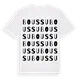 Boussu ordlek t-shirt
