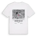 Brabant wallon karta t-shirt