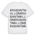 Brabant wallon ordlek t-shirt