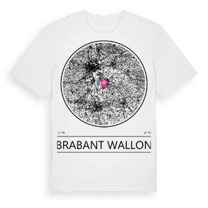 Brabant wallon t-shirt – ekologisk bomull t-shirt från Pinshirt