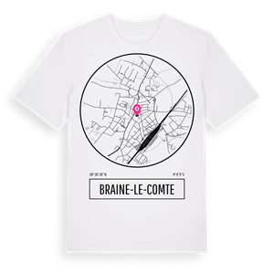 Braine-le-Comte t-shirt – ekologisk bomull t-shirt från Pinshirt