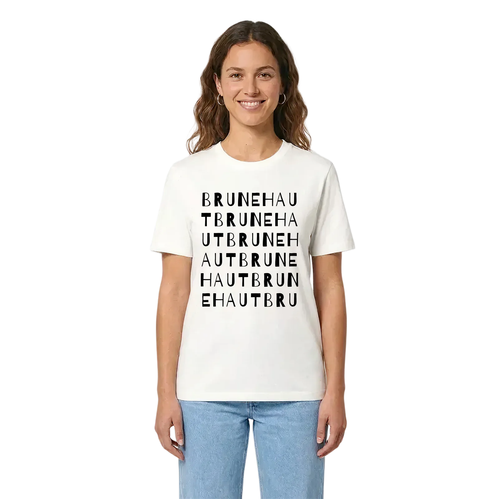 Brunehaut ordlek t-shirt – White, i miljö