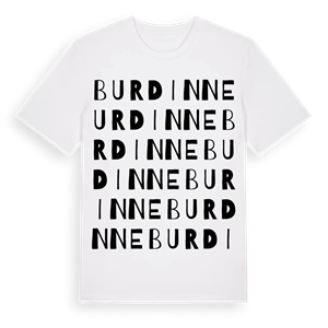 Burdinne ordlek t-shirt – ekologisk bomull t-shirt från Pinshirt