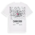 Charleroi karta t-shirt