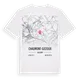 Chaumont-Gistoux karta t-shirt