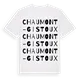 Chaumont-Gistoux ordlek t-shirt