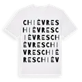 Chièvres ordlek t-shirt