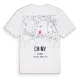 Chiny karta t-shirt